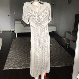 Pull & Bear Boho Romper Dress